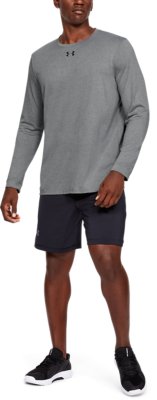 Details about   Under Armour UA Locker 2.0 Long Sleeve White Mens Pullover Heatgear T-Shirt NWT